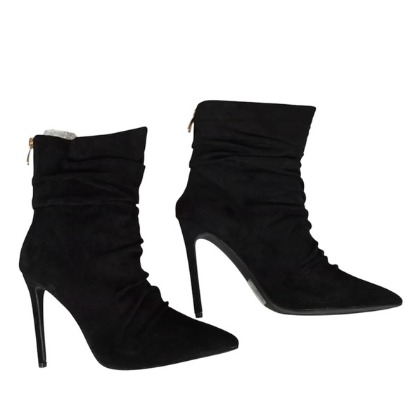 Fashion Nova Black Bootie - Picture 2 of 8